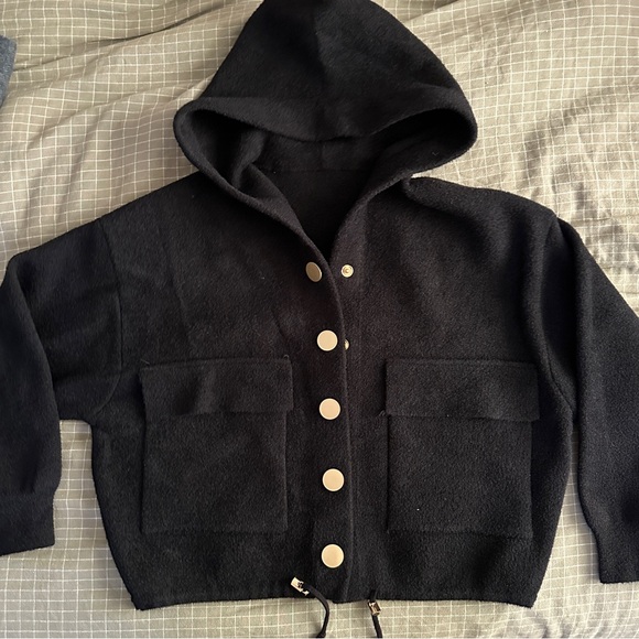 Knit Button Up Sweater - Picture 1 of 5